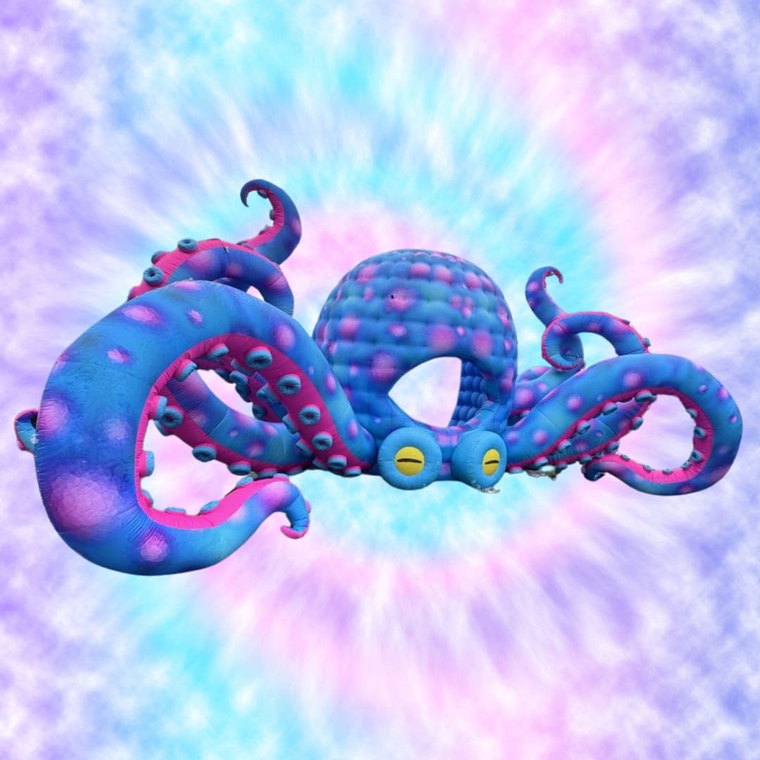 Giant octopus inflatable