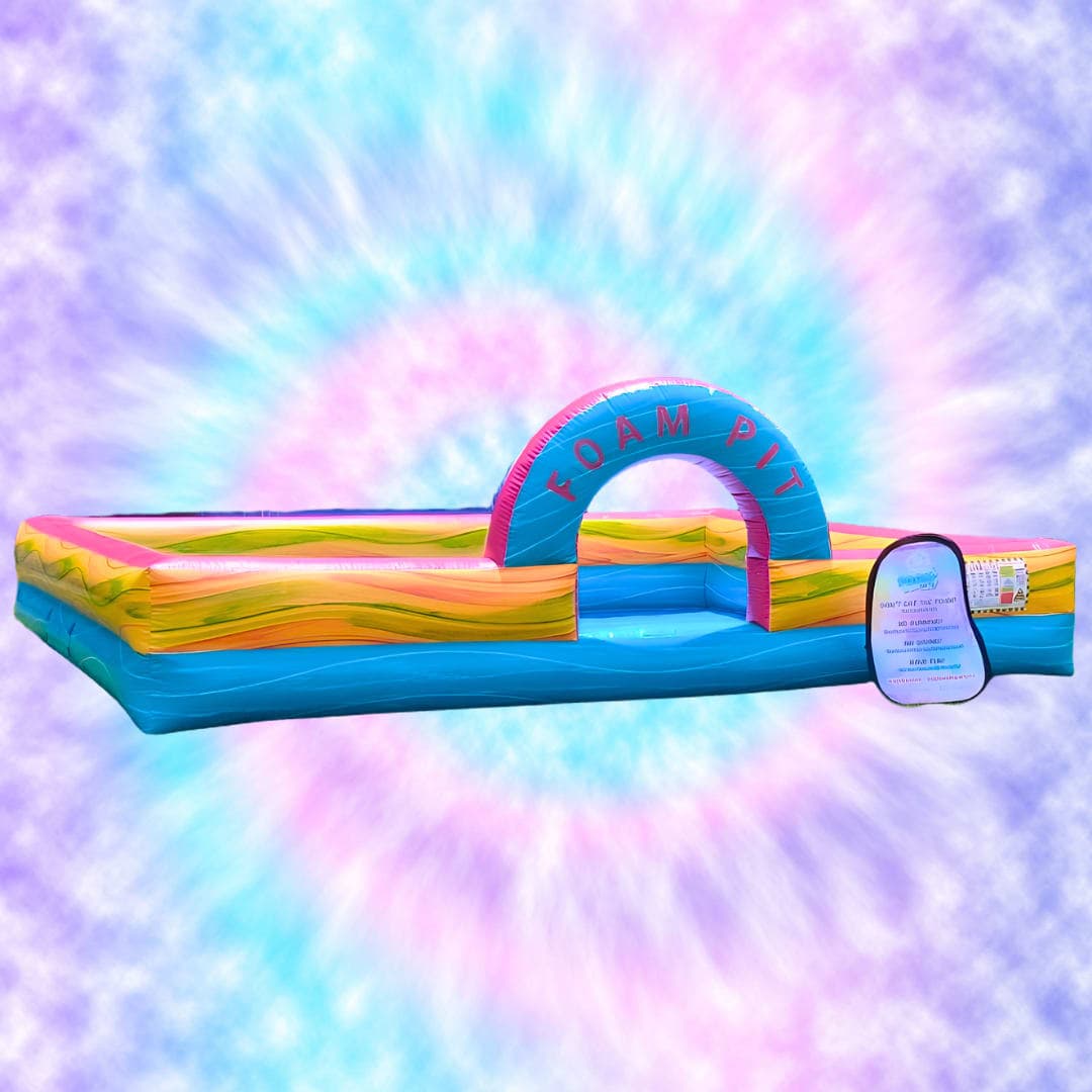 Inflatable foam pit rental